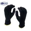 NMsafety industrial nylon liner with sandy nitrile coated non slip gloves